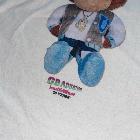 KANYE WEST- Graduation Bear Tee - white - XL - Picture 3 of 3